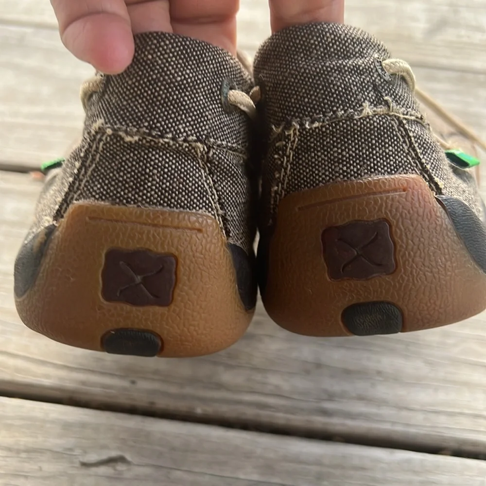 TWISTED X Men's Driving Moc Boat Shoes Eco Dust Size 8 - Picture 6 of 11